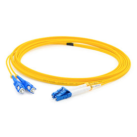 AddOn Networks ADD-SC-LC-3M9SMF-TAA InfiniBand/fibre optic cable 118.1" (3 m) Blue, White, Yellow