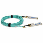 AddOn Networks AOC-Q-Q-100G-6M-AO InfiniBand/fibre optic cable 236.2" (6 m) QSFP28 Aqua color