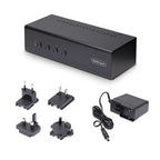 StarTech.com P4DD46A2-KVM-SWITCH KVM switch Black