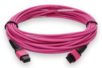 AddOn Networks ADD-MPOMPO-3M5OM4-MA InfiniBand/fibre optic cable 118.1" (3 m) MPO LOMM Magenta