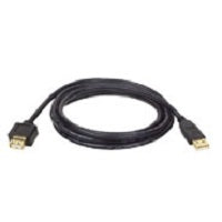 Ergotron USB 2.0 Extension Cable USB cable 70.9" (1.8 m) USB A Black