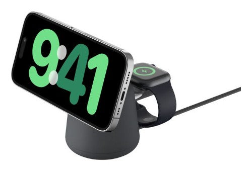 Belkin BoostCharge Pro Headphones, Smartphone, Smartwatch Black AC, USB Wireless charging Fast charging Indoor