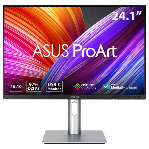 ASUS ProArt PA248CRV computer monitor 24.1" 1920 x 1200 pixels WUXGA LCD Black, Silver