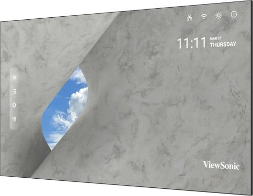 Viewsonic LDP136-071C signage display 136" LED Wi-Fi 600 cd/m² 4K Ultra HD Black Built-in processor Android 9