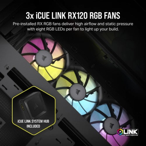 Corsair iCUE LINK 6500X RGB Midi Tower Black