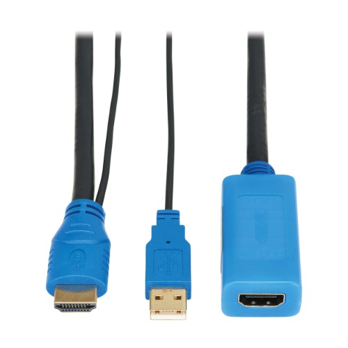 Eaton P569-A25-MF-8K6 video cable adapter 300" (7.62 m) HDMI + USB Type-A HDMI Black, Blue