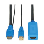 Eaton P569-A25-MF-8K6 video cable adapter 300" (7.62 m) HDMI + USB Type-A HDMI Black, Blue