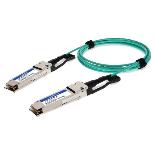 AddOn Networks A-Q200-Q200-10M-AO InfiniBand/fibre optic cable 393.7" (10 m) QSFP56 AOC Aqua color