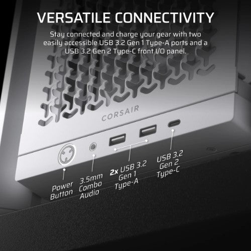 Corsair FRAME 4000D RS Midi Tower White