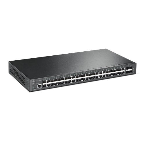 TP-Link JetStream TL-SG3452X network switch Managed L2+ Gigabit Ethernet (10/100/1000) 1U Black