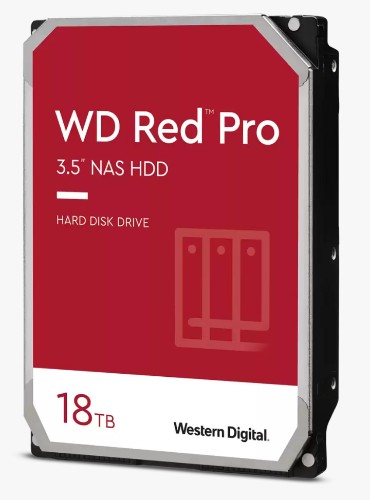 Western Digital Red Pro internal hard drive 18 TB 7200 RPM 512 MB 3.5" Serial ATA