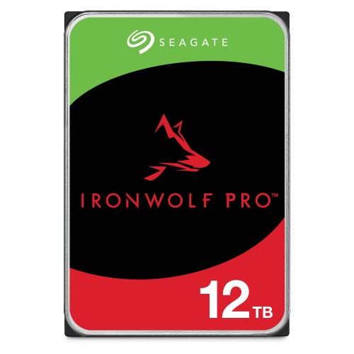 Seagate IronWolf Pro 12TB internal hard drive 7200 RPM 256 MB 3.5" Serial ATA III