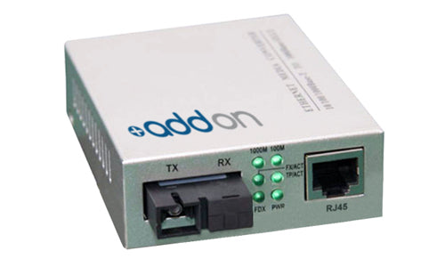 AddOn Networks 1000BTX-1000BXU network media converter 1000 Mbit/s 1310 nm Gray