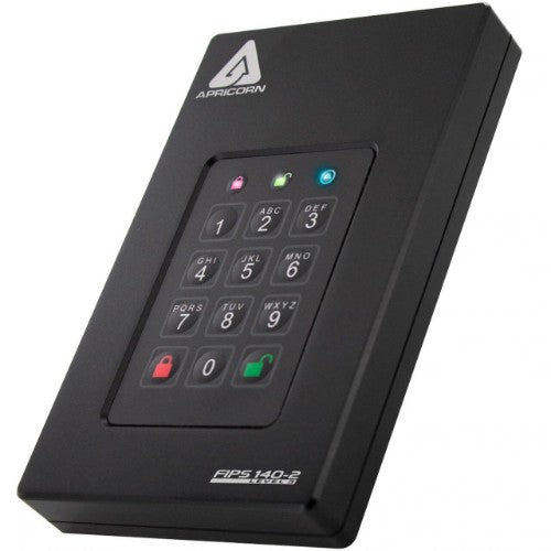 Apricorn AFL3-500 external hard drive 500 GB Black
