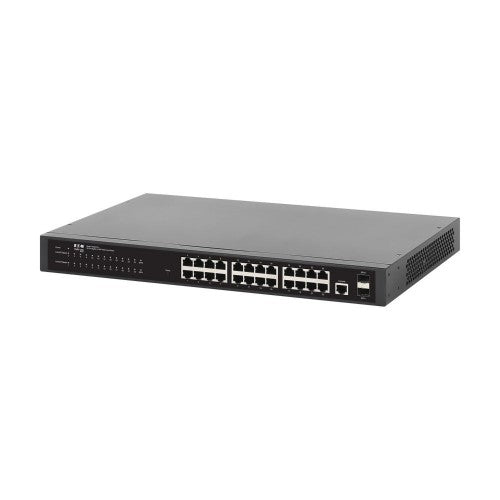 Eaton NGS24C2-1 network switch Managed L2 Gigabit Ethernet (10/100/1000) 1U Black