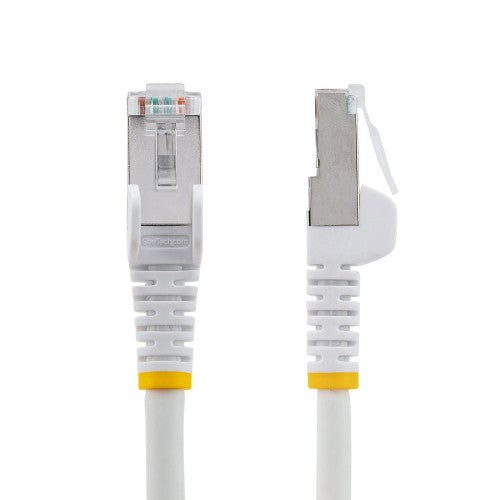 StarTech.com NLWH-12F-CAT6A-PATCH networking cable White 141.7" (3.6 m) S/FTP (S-STP) Round