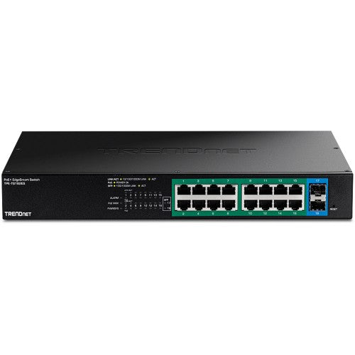 Trendnet TPE-TG182ES network switch Managed Gigabit Ethernet (10/100/1000) Power over Ethernet (PoE) Black