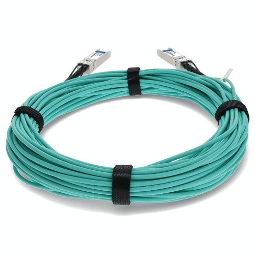 AddOn Networks 470-ABMJ-AO InfiniBand/fibre optic cable 787.4" (20 m) SFP+ AOC Aqua color