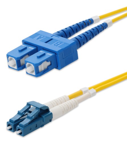 AddOn Networks ADD-SC-LC-10M9SMFP InfiniBand/fibre optic cable 393.7" (10 m) OFNR Yellow