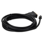 AddOn Networks MINIDP2DVI10F video cable adapter 122" (3.1 m) Mini DisplayPort DVI-D Black