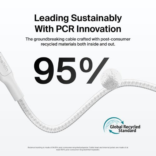 Belkin BoostCharge Pro 39.4" (1 m) White