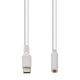 AddOn Networks USBC2AFW audio cable 7.87" (0.2 m) 3.5mm USB Type-C White