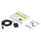 StarTech.com ICUSB2321F cable gender changer DB-9 USB 2.0 A Black