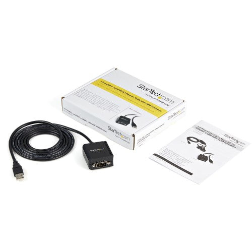 StarTech.com ICUSB2321F cable gender changer DB-9 USB 2.0 A Black