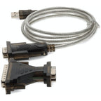 AddOn Networks USB2DB25 serial cable Silver 59.8" (1.52 m) USB Type-A D-sub (DB-25)