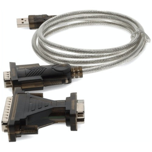 AddOn Networks USB2DB25 serial cable Silver 59.8" (1.52 m) USB Type-A D-sub (DB-25)