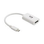 Tripp Lite U444-06N-DP4K6W video cable adapter 5.91" (0.15 m) USB Type-C DisplayPort White