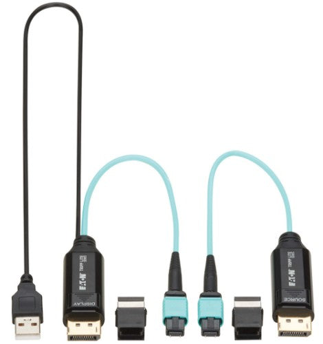 Eaton P580F-000 video cable adapter 3937" (100 m) DisplayPort Aqua color, Black