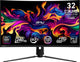 MSI MPG 321CURX QD-OLED computer monitor 31.5" 3840 x 2160 pixels 4K Ultra HD Black