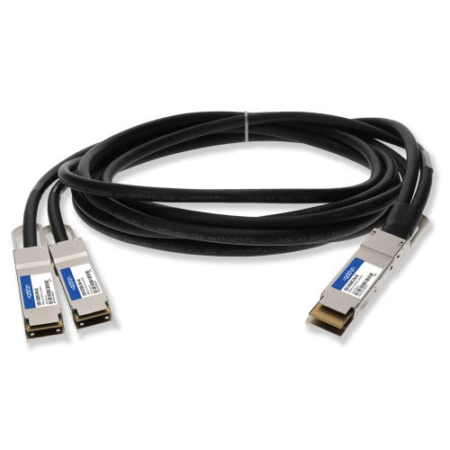 AddOn Networks QDD-2X200G-2M-AO InfiniBand/fibre optic cable 78.7" (2 m) QSFP-DD 2x QSFP56 DAC Black