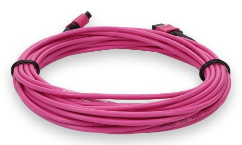 AddOn Networks ADD-MPOMPO-3M5OM4-MA InfiniBand/fibre optic cable 118.1" (3 m) MPO LOMM Magenta