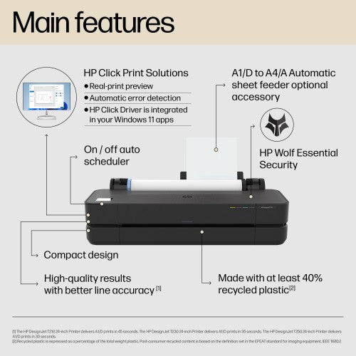 HP Designjet T250 24-in Printer