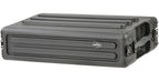 SKB Roto-Molded 2U Shallow Rack Black