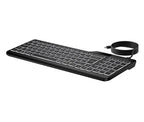 HP 405 Multi-Device Backlit Wired Keyboard