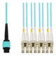 AddOn Networks ADD-MPO-4LC20M5OM4LZ InfiniBand/fibre optic cable 787.4" (20 m) 4x LC OFNG Aqua color