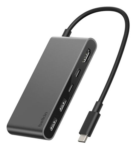 Belkin AVC022FQSGY interface hub USB Type-C 5000 Mbit/s Gray