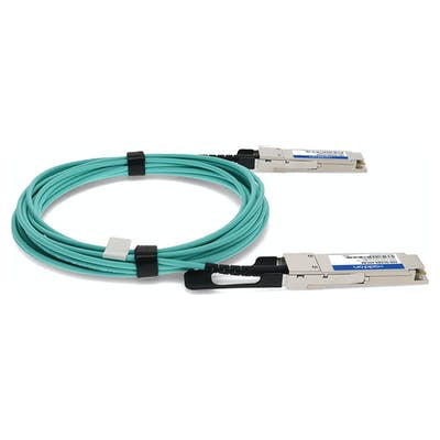 AddOn Networks ADD-QCIQPA-AOC3M InfiniBand/fibre optic cable 118.1" (3 m) QSFP+ Aqua color
