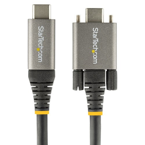 StarTech.com USB31CCSLKV50CM USB cable USB 3.2 Gen 2 (3.1 Gen 2) 19.7" (0.5 m) USB C Gray, Black
