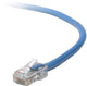 Belkin Cat5e, 2ft, 1 x RJ-45, 1 x RJ-45, Blue networking cable 23.6" (0.6 m)