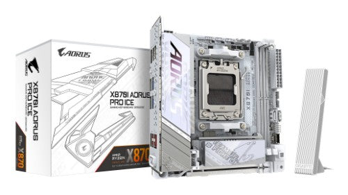 GIGABYTE X870I AORUS PRO ICE motherboard AMD X870 Socket AM5 Micro ITX