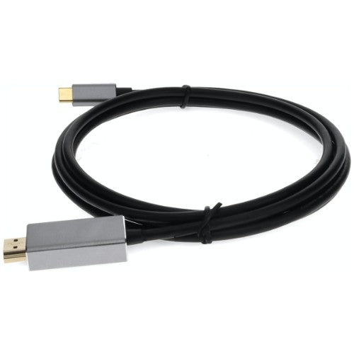 AddOn Networks USBC2H4MMAL-AA video cable adapter 72" (1.83 m) USB Type-C HDMI Black