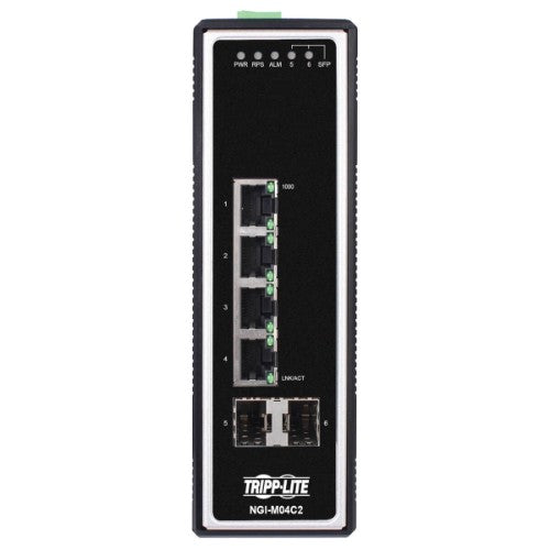 Tripp Lite NGI-M04C2 network switch Managed Gigabit Ethernet (10/100/1000) Black