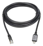 Eaton U436-03M cable gender changer USB-C RJ-45 Black, Gray