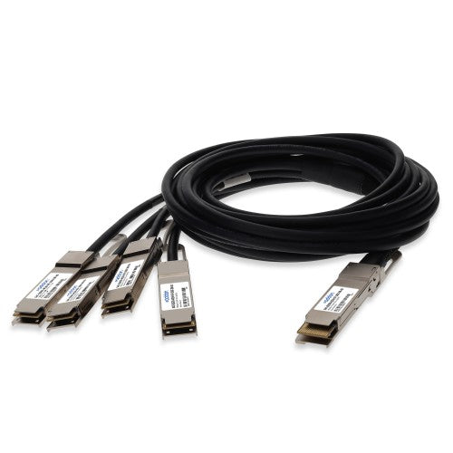 AddOn Networks DAC-Q56DD-4Q56-SFF-100G-2M-AO InfiniBand/fibre optic cable 78.7" (2 m) QSFP-DD QSFP56 Twinax Black