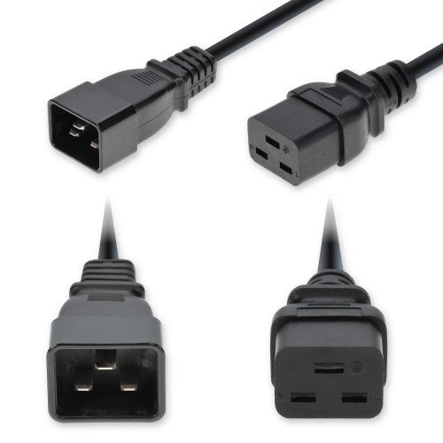AddOn Networks ADD-C202C19C14G3FBK power cable Black 35.4" (0.9 m) IEC C20 IEC C19