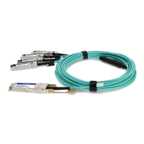 AddOn Networks MFA7A50-C010-AO InfiniBand/fibre optic cable 393.7" (10 m) QSFP28 4x SFP28 AOC Aqua color